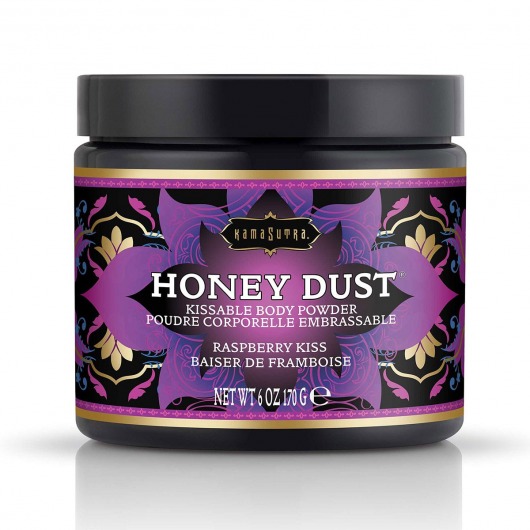 Пудра для тела Honey Dust Body Powder с ароматом малины - 170 гр. - Kama Sutra - купить с доставкой в Шахтах