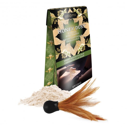 Пудра для тела Honey Dust Body Powder с ароматом жимолости - 28 гр. - Kama Sutra - купить с доставкой в Шахтах