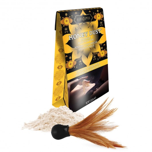 Пудра для тела Honey Dust Body Powder с ароматом кокоса и ананаса - 28 гр. - Kama Sutra - купить с доставкой в Шахтах