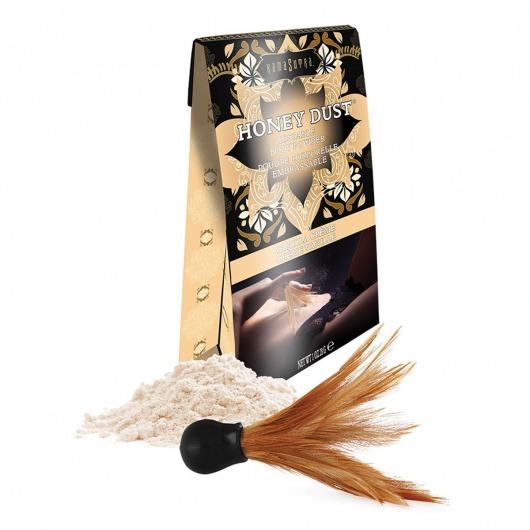Пудра для тела Honey Dust Body Powder с ароматом ванили - 28 гр. - Kama Sutra - купить с доставкой в Шахтах
