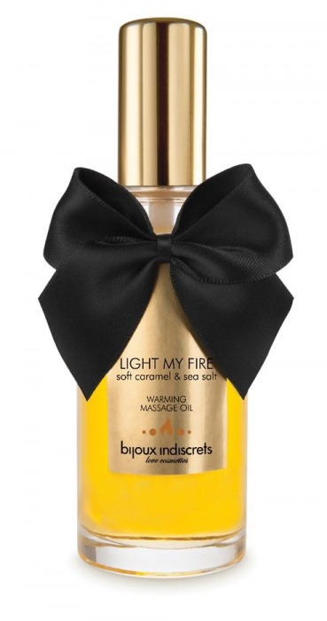 Массажное масло Light My Fire с ароматом карамели - 100 мл. - Bijoux Indiscrets - купить с доставкой в Шахтах