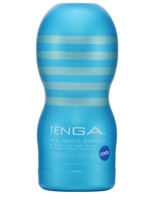 Мастурбатор с охлаждающей смазкой TENGA Original Vacuum Cup Cool - Tenga - в Шахтах купить с доставкой