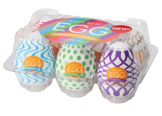 Набор из 6 мастурбаторов Tenga EGG IV с различным рельефом - Tenga - в Шахтах купить с доставкой
