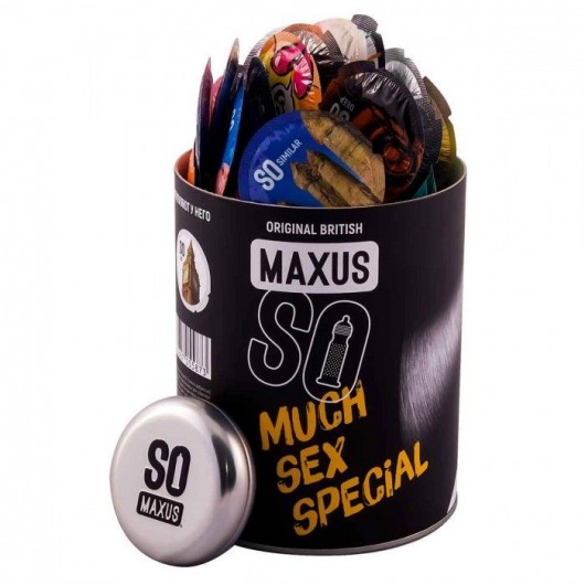 Текстурированные презервативы в кейсе MAXUS So Much Sex - 100 шт. - Maxus - купить с доставкой в Шахтах