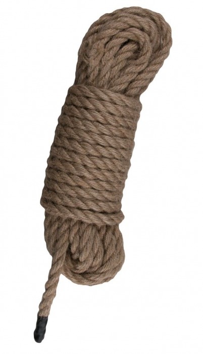 Пеньковая веревка для связывания Hemp Rope - 5 м. - Easy toys - купить с доставкой в Шахтах