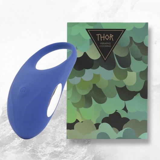 Синее кольцо с вибрацией Thor Cockring - FeelzToys - в Шахтах купить с доставкой
