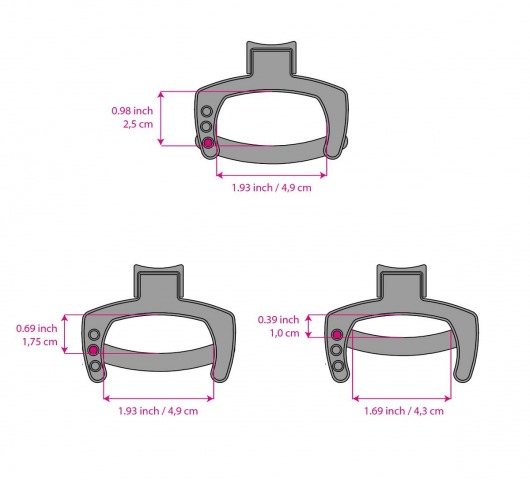 Кольцо с зажимом для мошонки для пояса верности Pubic Enemy - MyStim - купить с доставкой в Шахтах