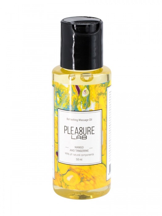 Массажное масло Pleasure Lab Refreshing с ароматом манго и мандарина - 50 мл. - Pleasure Lab - купить с доставкой в Шахтах