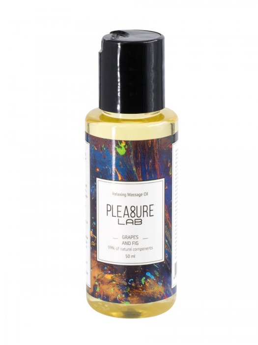 Массажное масло Pleasure Lab Relaxing с ароматом винограда и инжира - 50 мл. - Pleasure Lab - купить с доставкой в Шахтах