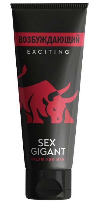 Возбуждающий крем для мужчин Sex Gigant - 80 мл. - Миагра - купить с доставкой в Шахтах