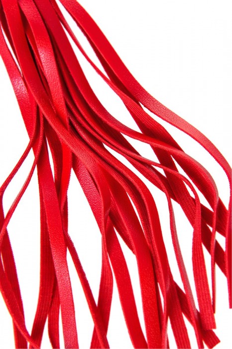 Красно-черный флоггер Anonymo - 28 см. - ToyFa - купить с доставкой в Шахтах