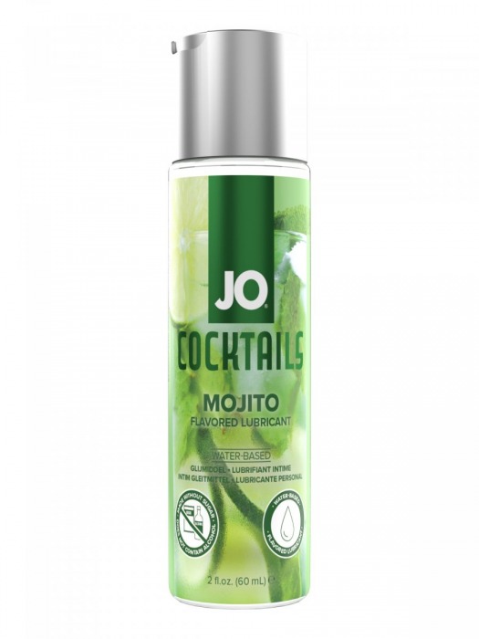 Вкусовой лубрикант на водной основе JO Cocktails Mojito - 60 мл. - System JO - купить с доставкой в Шахтах
