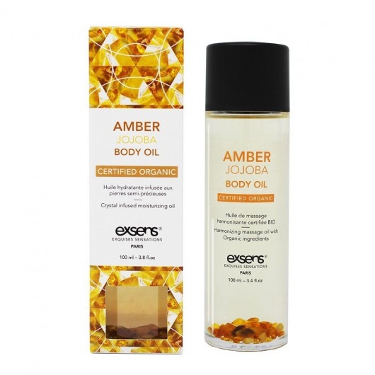 Органическое массажное масло AMBER JOJOBA - 100 мл. - Exsens - купить с доставкой в Шахтах