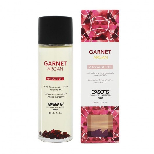 Органическое массажное масло GARNET ARGAN - 100 мл. - Exsens - купить с доставкой в Шахтах