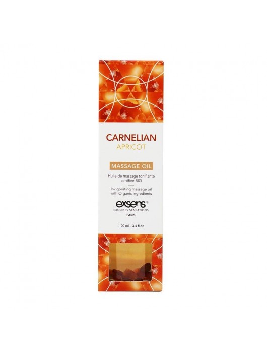Органическое массажное масло CARNELIAN APRICOT - 100 мл. - Exsens - купить с доставкой в Шахтах