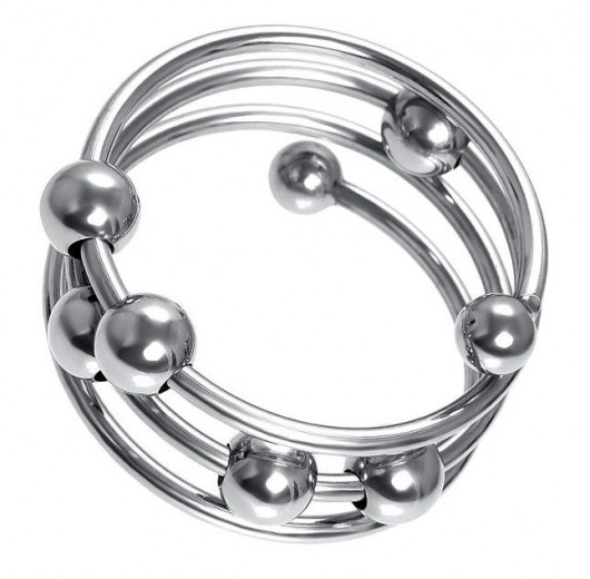 Большое металлическое кольцо под головку пениса - ToyFa - купить с доставкой в Шахтах