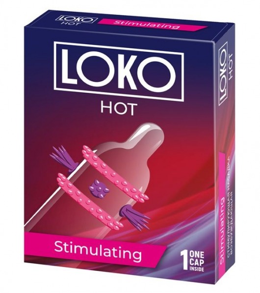 Стимулирующая насадка на пенис LOKO HOT с возбуждающим эффектом - Sitabella - в Шахтах купить с доставкой