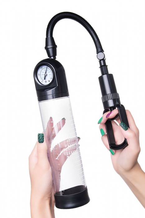 Прозрачная механическая помпа Helmer с манометром - Sexus - в Шахтах купить с доставкой