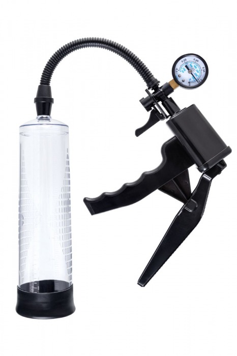 Прозрачная механическая помпа для пениса Viggo - Sexus - в Шахтах купить с доставкой