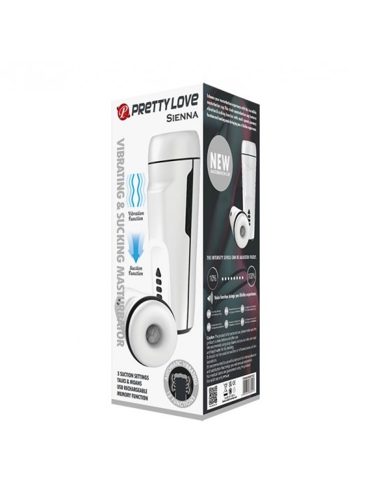 Вибромастурбатор Sienna с функцией всасывания - Baile - в Шахтах купить с доставкой