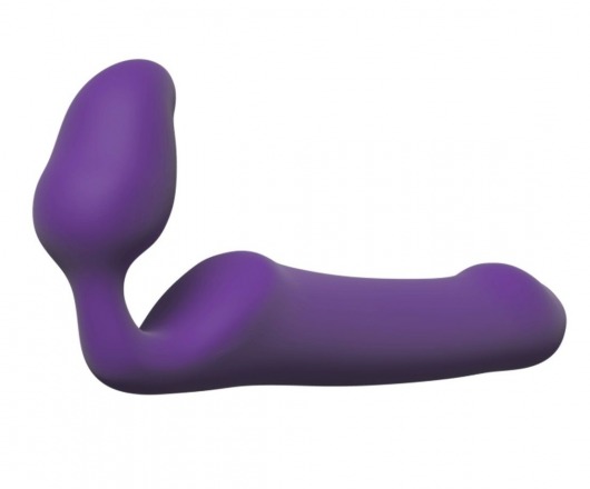 Фиолетовый безремневой страпон Queens L - Adrien Lastic - купить с доставкой в Шахтах