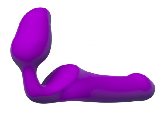 Лиловый безремневой страпон Queens M - Adrien Lastic - купить с доставкой в Шахтах