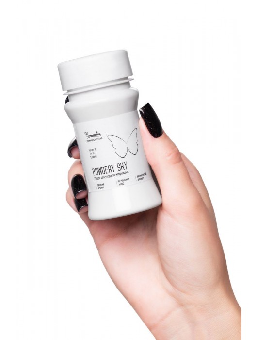 Пудра для ухода за игрушками Powdery Sky с ароматом мяты - 40 гр. - Eromantica - купить с доставкой в Шахтах