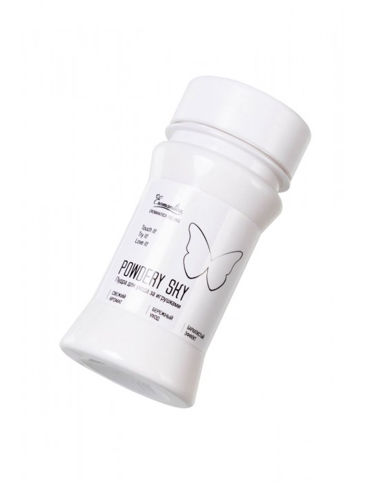Пудра для ухода за игрушками Powdery Sky с ароматом мяты - 40 гр. - Eromantica - купить с доставкой в Шахтах