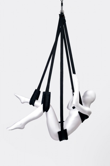 Черные секс-качели Anonymo №0503 - ToyFa - купить с доставкой в Шахтах