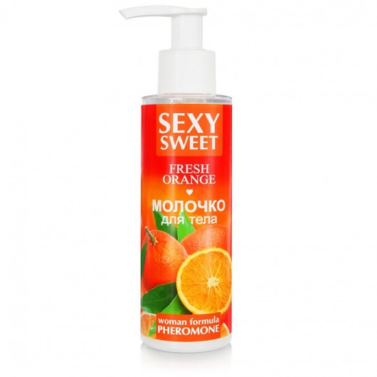 Молочко для тела с феромонами и ароматом апельсина Sexy Sweet Fresh Orange - 150 гр. -  - Магазин феромонов в Шахтах