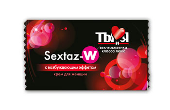 Возбуждающий крем для женщин Sextaz-W в одноразовой упаковке - 1,5 гр. - Биоритм - купить с доставкой в Шахтах