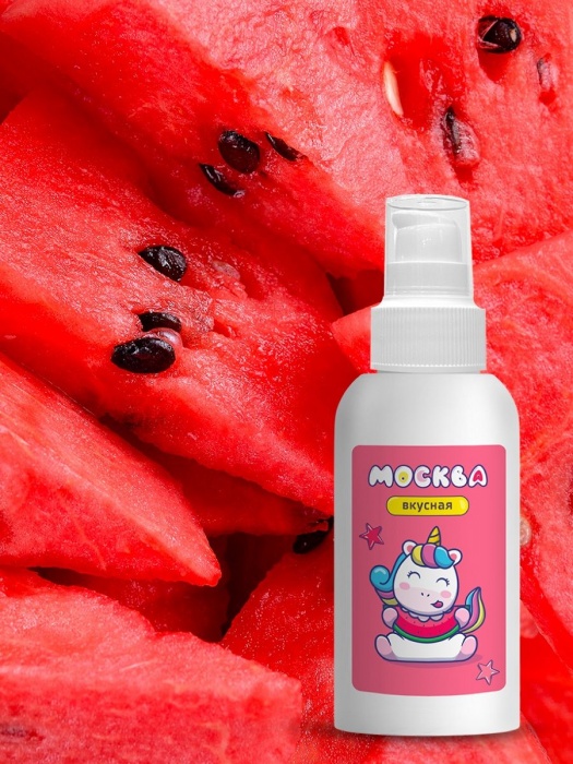 Универсальная смазка с ароматом арбуза  Москва Вкусная  - 100 мл. - Москва - купить с доставкой в Шахтах