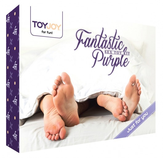 Эротический набор FANTASTIC PURPLE SEX TOY KIT - Toy Joy - купить с доставкой в Шахтах