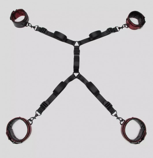 Изысканный набор фиксаций на кровати Reversible Under Mattress Restraint Set - Fifty Shades of Grey - купить с доставкой в Шахтах