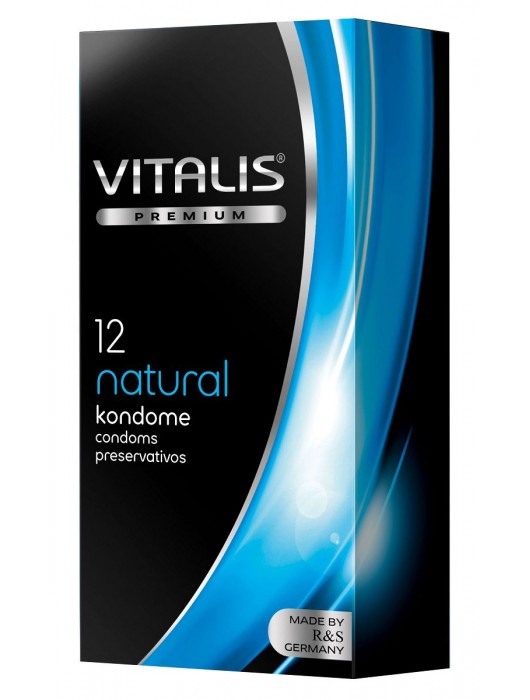 Классические презервативы VITALIS PREMIUM natural - 12 шт. - Vitalis - купить с доставкой в Шахтах