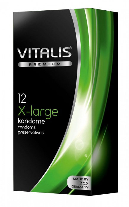 Презервативы увеличенного размера VITALIS PREMIUM x-large - 12 шт. - Vitalis - купить с доставкой в Шахтах