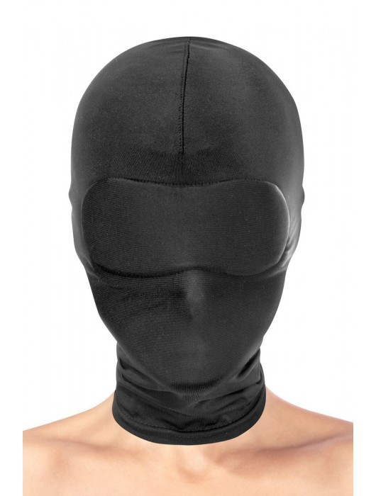 Сплошная маска-шлем с имитацией повязки для глаз - Fetish Tentation - купить с доставкой в Шахтах