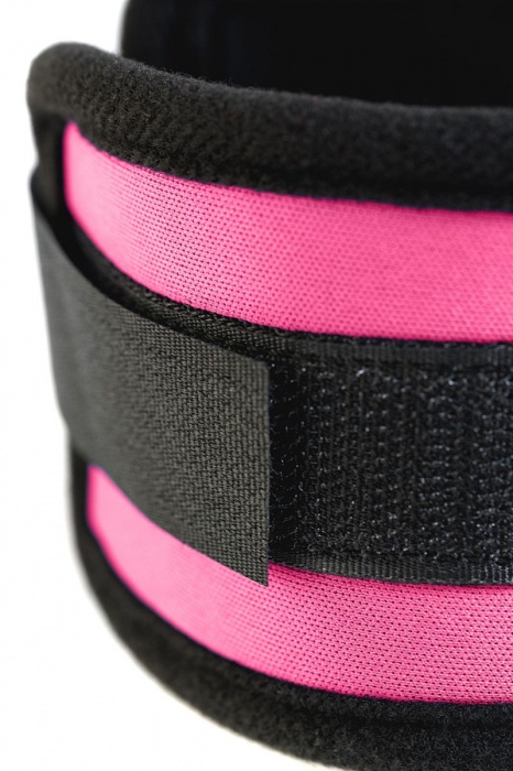 Оковы на ноги из неопрена розового цвета - ToyFa - купить с доставкой в Шахтах