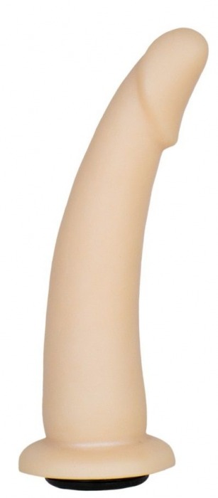 Телесная гладкая насадка-фаллоимитатор Harness - 17 см. - LOVETOY (А-Полимер) - купить с доставкой в Шахтах