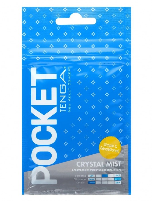 Карманный мастурбатор Crystal Mist - Tenga - в Шахтах купить с доставкой