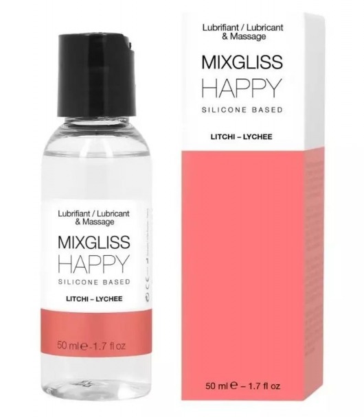 Смазка на силиконовой основе Mixgliss Happy - 50 мл. - Mixgliss - купить с доставкой в Шахтах