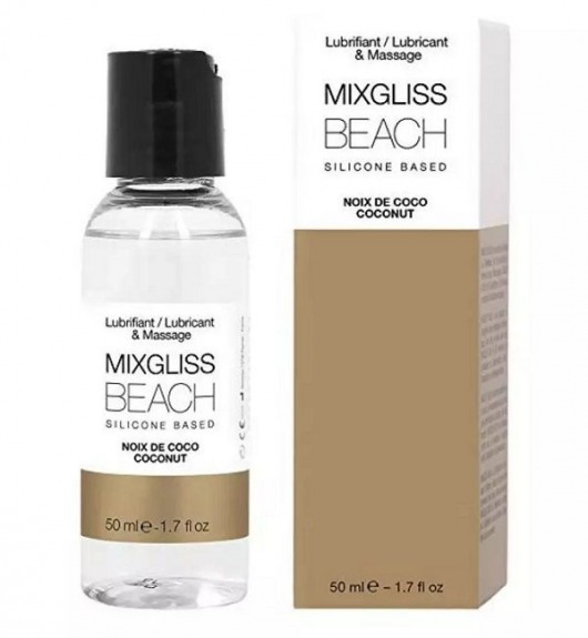 Смазка на силиконовой основе Mixgliss Beach - 50 мл. - Mixgliss - купить с доставкой в Шахтах