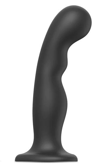 Черная насадка Strap-On-Me Dildo Plug P G size XXL - Strap-on-me - купить с доставкой в Шахтах