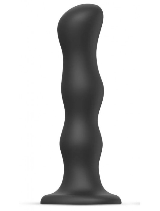 Черная насадка Strap-On-Me Dildo Geisha Balls size XL - Strap-on-me - купить с доставкой в Шахтах