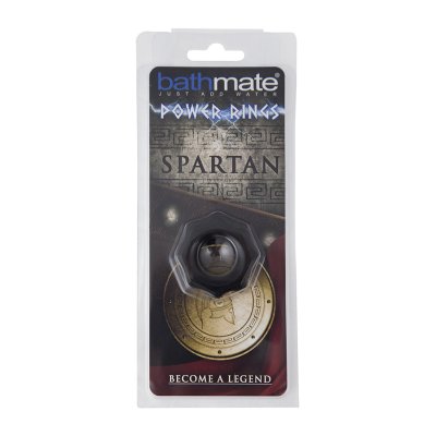 Чёрное эрекционное кольцо Spartan - Bathmate - в Шахтах купить с доставкой