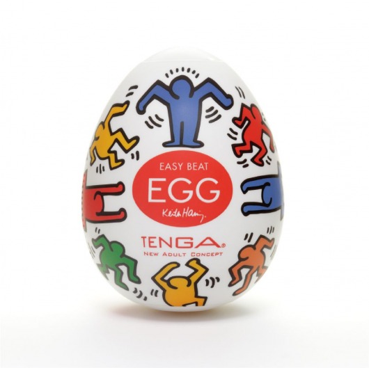 Мастурбатор-яйцо Keith Haring EGG DANCE - Tenga - в Шахтах купить с доставкой