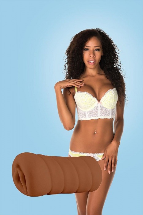 Коричневый мастурбатор-вагина BRIANNA - Dream Toys - в Шахтах купить с доставкой