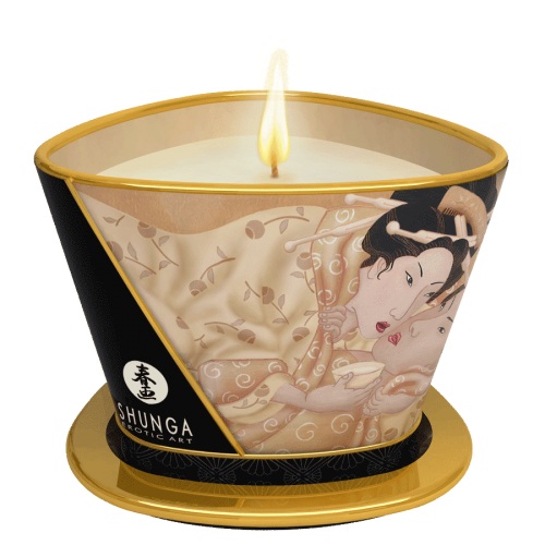 Массажная свеча Vanilla Fetish с ароматом ванили - 170 мл. - Shunga - купить с доставкой в Шахтах