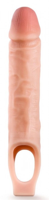 Телесная насадка на пенис 10 Inch Cock Sheath Extender - 25 см. - Blush Novelties - в Шахтах купить с доставкой