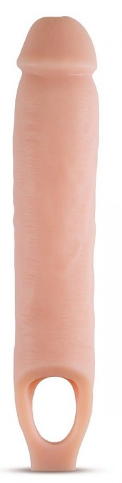 Телесная насадка на пенис 11.5 Inch Cock Sheath Penis Extender - 29,2 см. - Blush Novelties - в Шахтах купить с доставкой